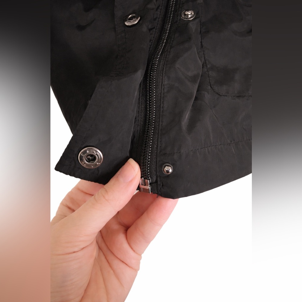 Hollister Utility Jacket Black Hooded - Picture 7 of 7